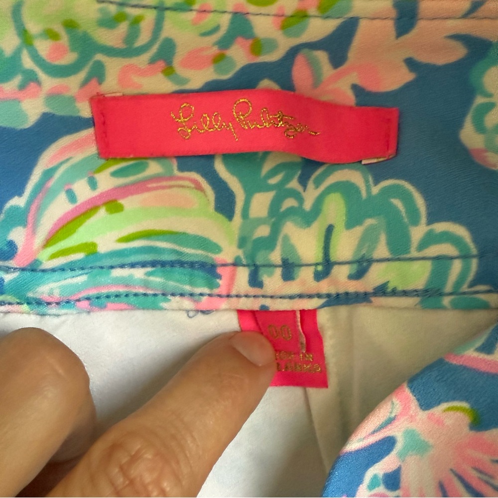 Lilly Pulitzer Jonas Skort Floral Dream Team Print Hampton Vacation Beach - Picture 8 of 10